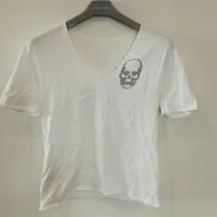 ルシアンペラフィネ ドクロ ホワイト Tシャツのサムネイル