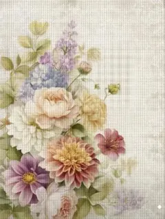 クロスステッチキット14CT フラワーデザイン