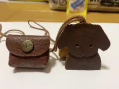 【送料無料・未使用】IBIZA ミニポーチ・犬のキーホルダーセット売り
