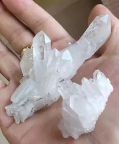 お得★万能の石☆ヒマラヤ産水晶クラスター原石セット