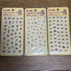 トムとジェリー プクプクシール 3枚セット