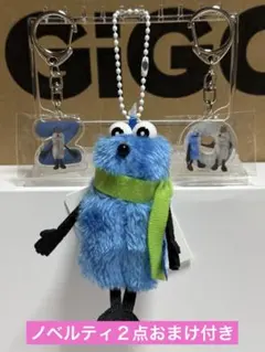 パペットスンスン ぬいぐるみ マスコット Winter ver. 緑マフラー