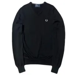 さな様専用　FRED PERRY ブラック Vネック セーター S