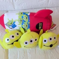 トイ・ストーリー　エイリアン　ポーチ付きぬいぐるみ