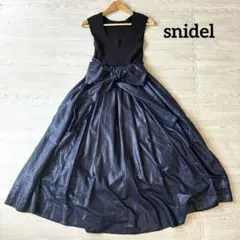 SNIDEL スナイデル Sustainableニットドッキングワンピース