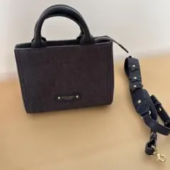 ブルーレーベル2way トートバッグ フラワーストラップ　タグ付き