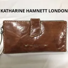 KATHARINE HAMNETT LONDON 長財布　ブラウンのサムネイル