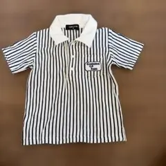 COMME CA ISM ストライプ ポロシャツ 90