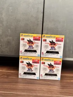 ドラゴンボール一番くじ 40周年 其ノ一 E賞 マンガストラクチャーの4種セット