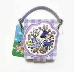 しまむら　ミラー付きポーチ　ピクニック　ディズニー　ミニー　デイジー