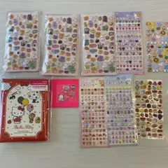 サンリオキティシール帳ちいかわボンボンドロップシールおすそわけぷくぷくシール