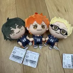 ハイキュー　みにコレ　ぬいぐるみ　マスコット　4個セット