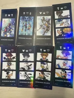 キングダムハーツ ロフト 購入特典 ホログラム ブックマーカー 第2弾 コンプ