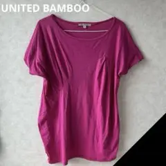 UNITED BAMBOO ユナイテッドバンブー　Ｔシャツ　ピンク　M 日本製のサムネイル