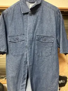coen デニムシャツ Lサイズ