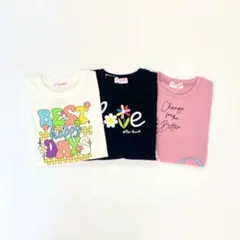 子供服 女の子 130cm 長袖 Tシャツ まとめ売り 新品 YFN6-3