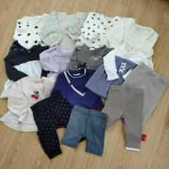 子供服 まとめ売り 女の子 14点セット 80cm 長袖 トップス ズボン