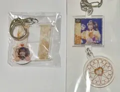 大場花菜　CD風アクリルキーホルダー イニシャルアクリルキーホルダー　イコラブ