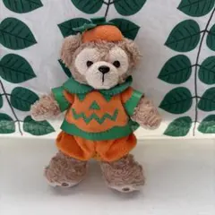 ［最終値下げ］ダッフィー ぬいぐるみバッジ ハロウィン パンプキン