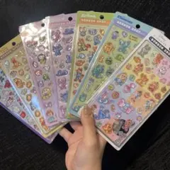 ボンボンドロップシール　ディズニー　クラシック　プーさんなど　人気の７枚セット！