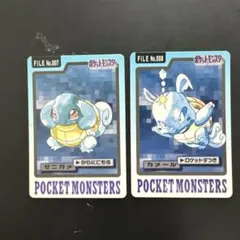 ポケモン カードダス ゼニガメとカメールカードセットす - メルカリ