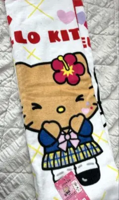 新品未使用　ハローキティ　バスタオル　しまむら　日焼け　ギャルキティのサムネイル