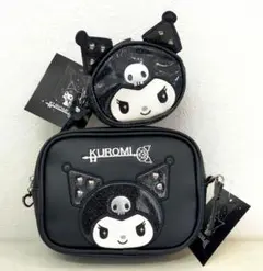 サンリオ クロミ スペシャルキー カラビナ　ポーチ 鍵形チャーム 黒 完売品