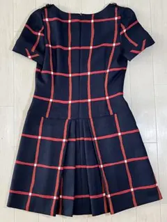 BURBERRY BLUE LABEL チェック柄 半袖ワンピース 36