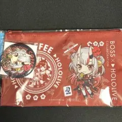 ホロライブ 百鬼あやめ ポーチ 缶バッジ - メルカリ