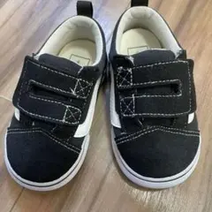 VANS 黒 オールドスクール　スニーカー　キッズ　ベビー　14センチ