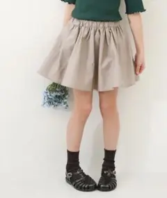 devirock ボリュームギャザー ミニ丈スカッツ 130