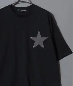 ★マーク スターワッペンスタッズTシャツ