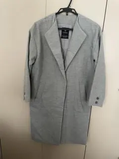 ダブルクローゼット w closet チェスターコート グレー