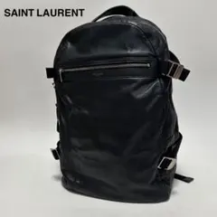 t22【極美品】サンローランパリ シティ トレッキング ブラック