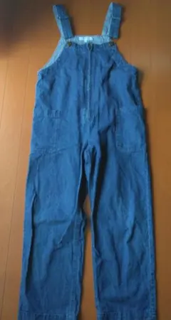 GLOBAL WORK オーバーオール 140 デニムブルー