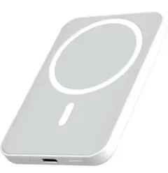 モバイル バッテリー MagSafe対応 5000mAh 超薄型・軽量 小型