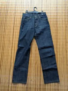 ダークブルー ストレートデニム