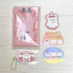 はなまるおばけ マルチケース ホログラムクリアステッカー チャーム セット