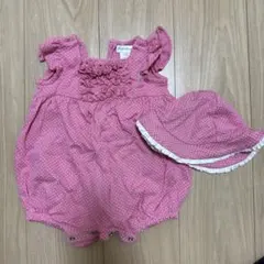 ラルフローレン　ロンパース　帽子付き　9M  70