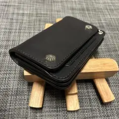 No.054 3層ミドルトラッカーウォレット ホースバット茶芯 コイン