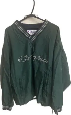Champion ダークグリーン ナイロンジャケット