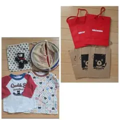 ミキハウスDOUBLE-B 5点+ショップ紙袋5枚セット