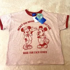 Disney ミッキー＆ミニー Tシャツ 新品タグ付き　しまむら　チマジロのサムネイル