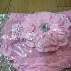 未使用　ニューボーンフォト　パンツ　リボン