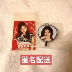 ベビモン　ルカ　ステッカー　うちわ型アクリルキーホルダー