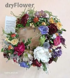 ドライフラワーリース ナチュラルリース 母の日 プレゼント 贈り物 ⑥ 誕生日