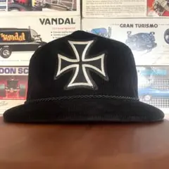 新品◾️キャップ◾️コーデュロイ◾️アイアンクロス◾️chopper◾️バイカー◾️HD◾️