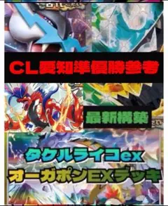 【CL2025愛知準優勝参考】タケルライコex オーガポン 構築済みデッキ