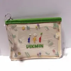 Pikmin キャラクターポーチ　横17×縦13 ピクミン　クリアのサムネイル