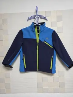 ストレッチ素材 ジップアップジャケット XS